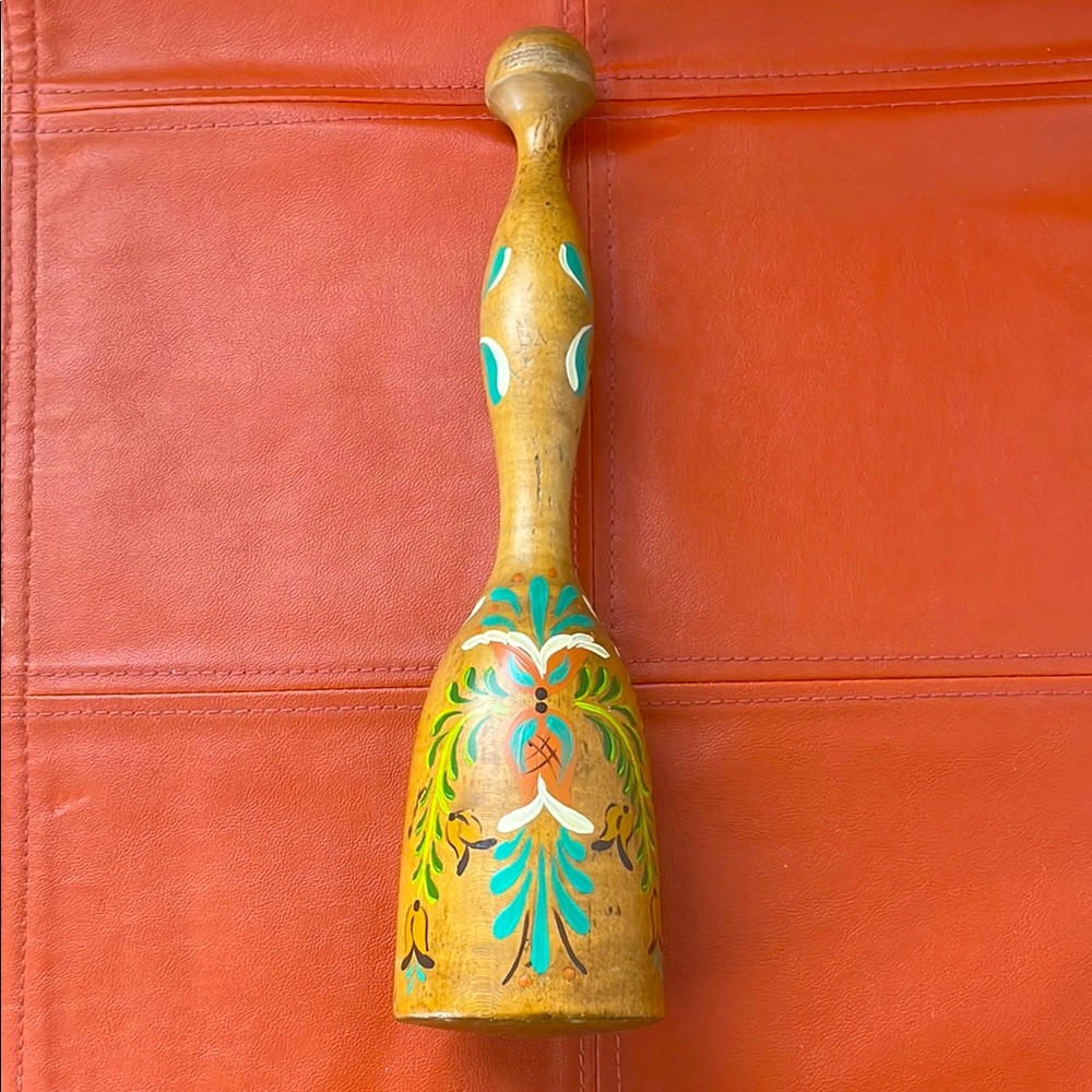 Scandinavian Folk Art Masher or Kitchen Tool